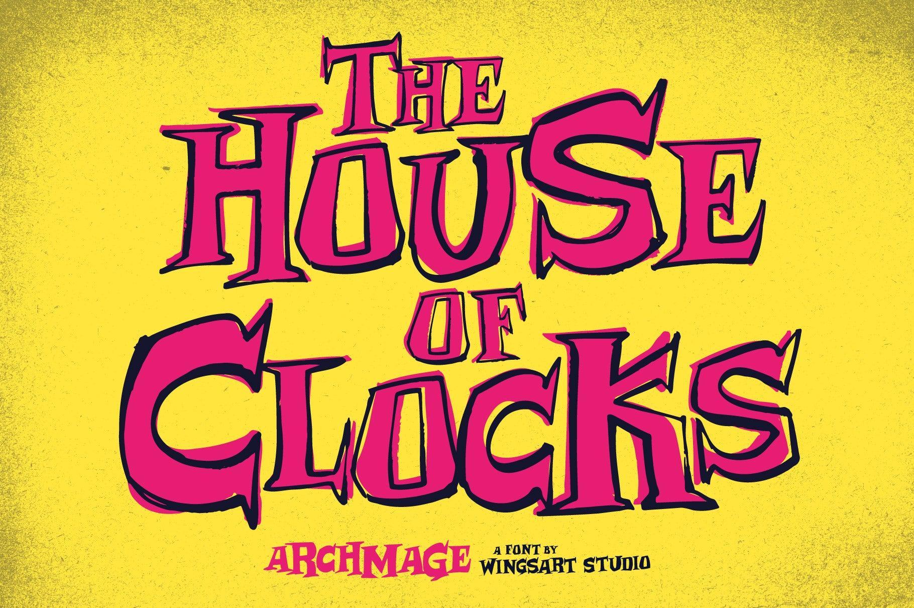 Archmage - A Phantasmagorical Serif Font