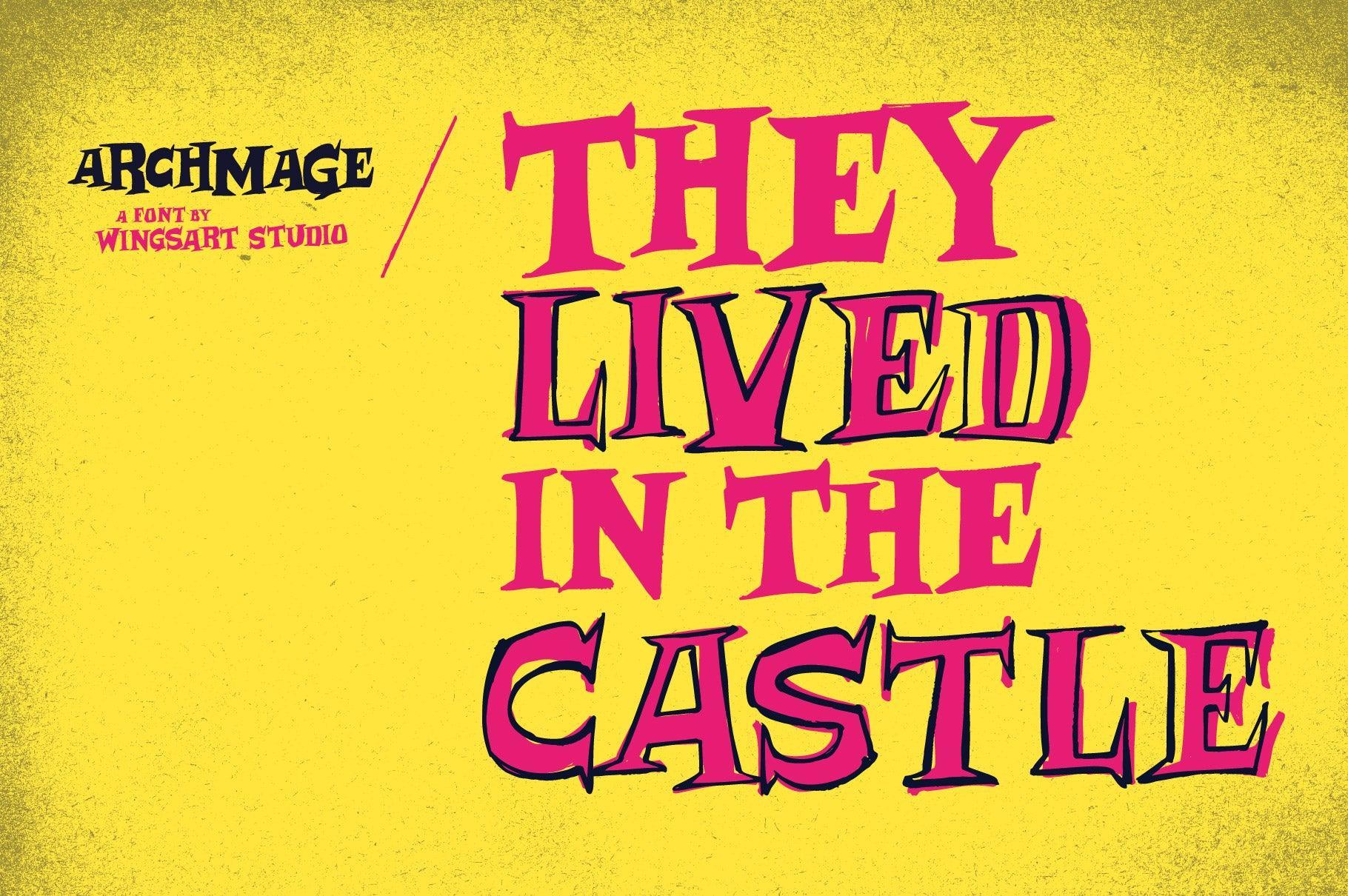 Archmage - A Phantasmagorical Serif Font