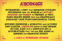 Archmage - A Phantasmagorical Serif Font