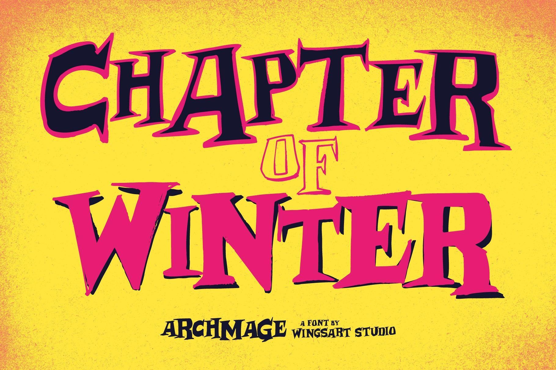 Archmage - A Phantasmagorical Serif Font