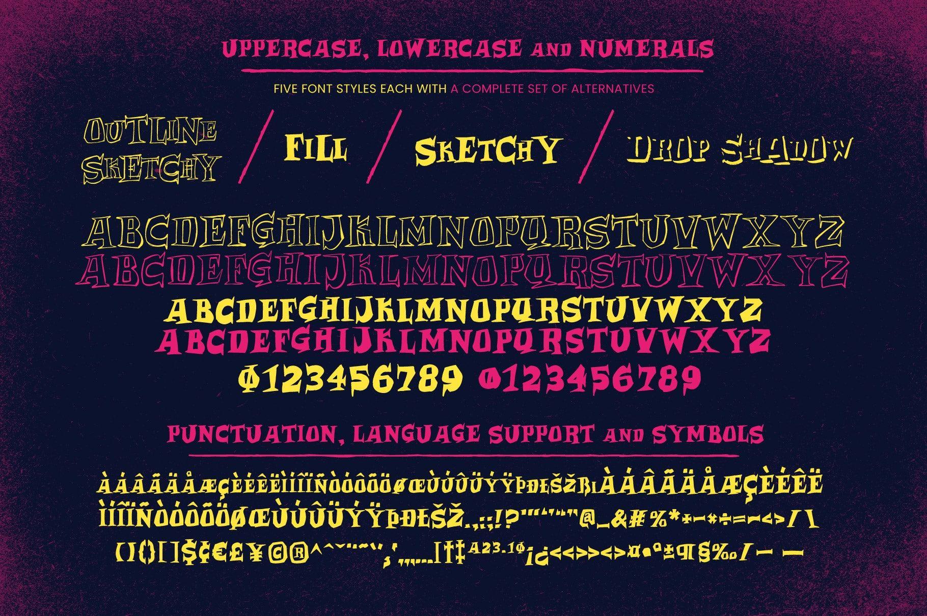 Archmage - A Phantasmagorical Serif Font