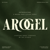 Arogel - Luxury Ligature Serif Font