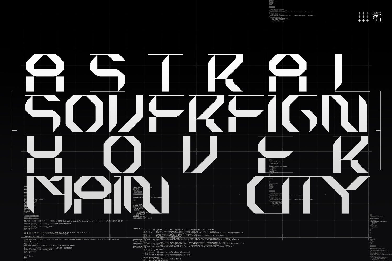 Arsenic & Zinc Typeface