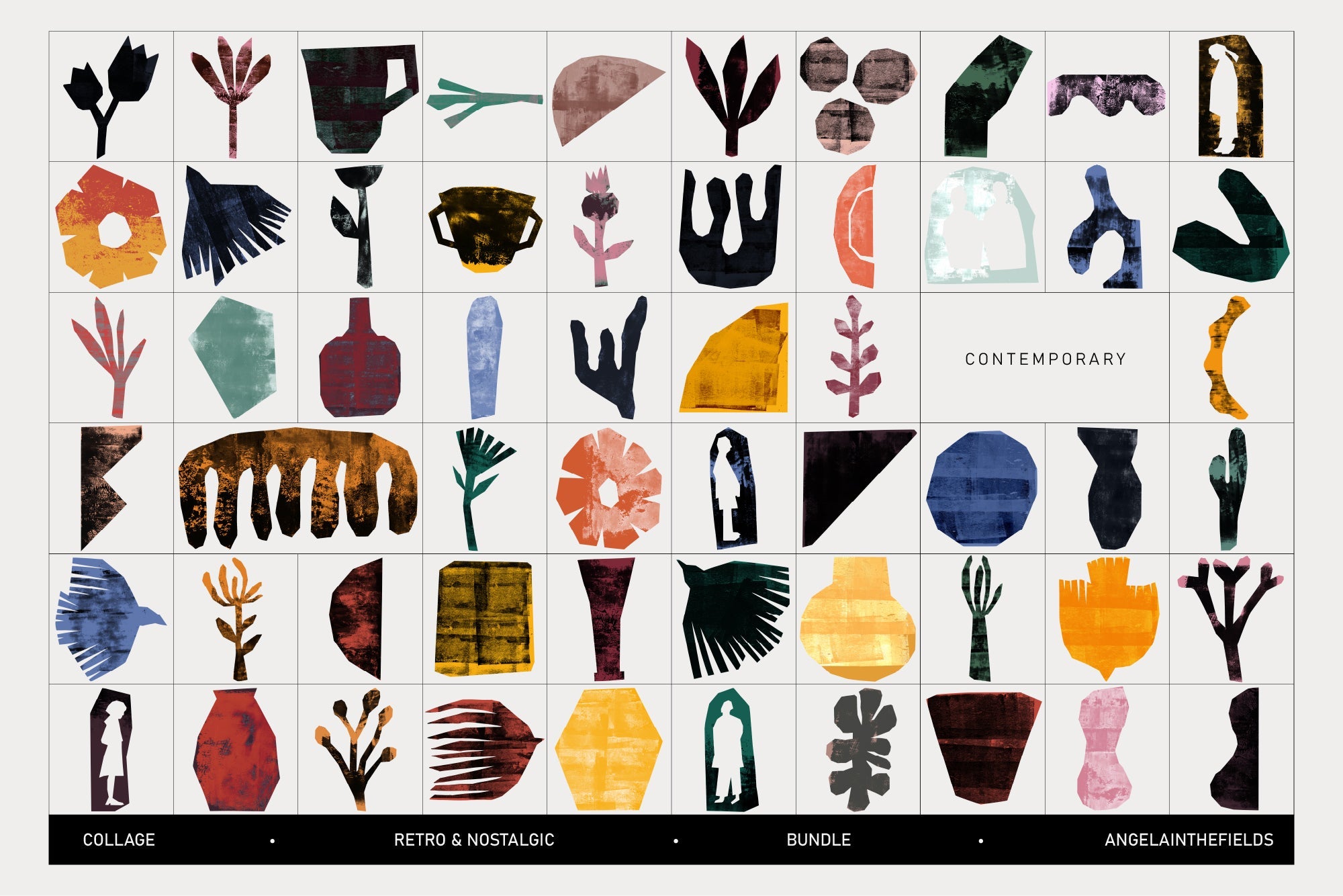 Art Collage Bundle 300+