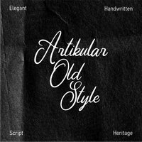 Artikular Old Style Script