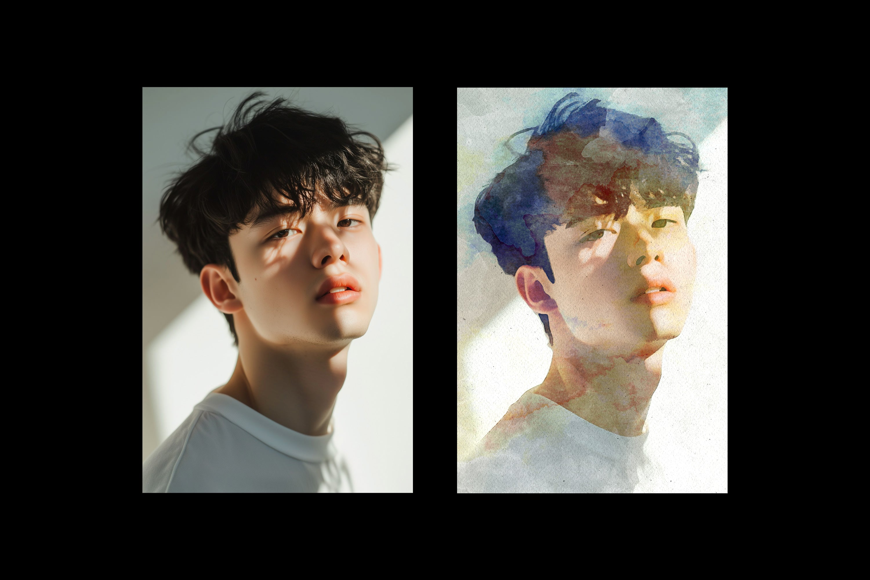 Artistic Watercolor Photo Effect