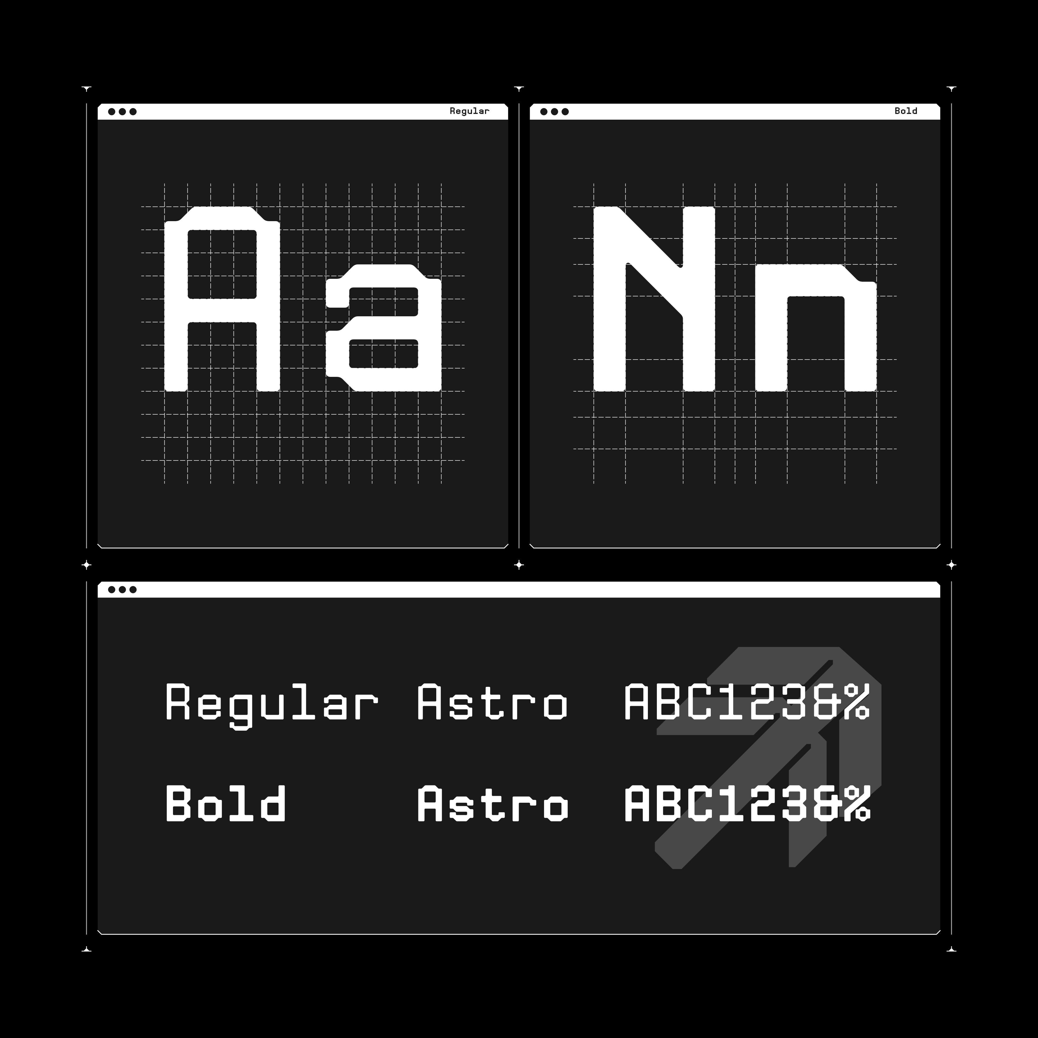 Astro Mono Font Family