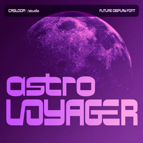 Astro Voyager Futuristic Font