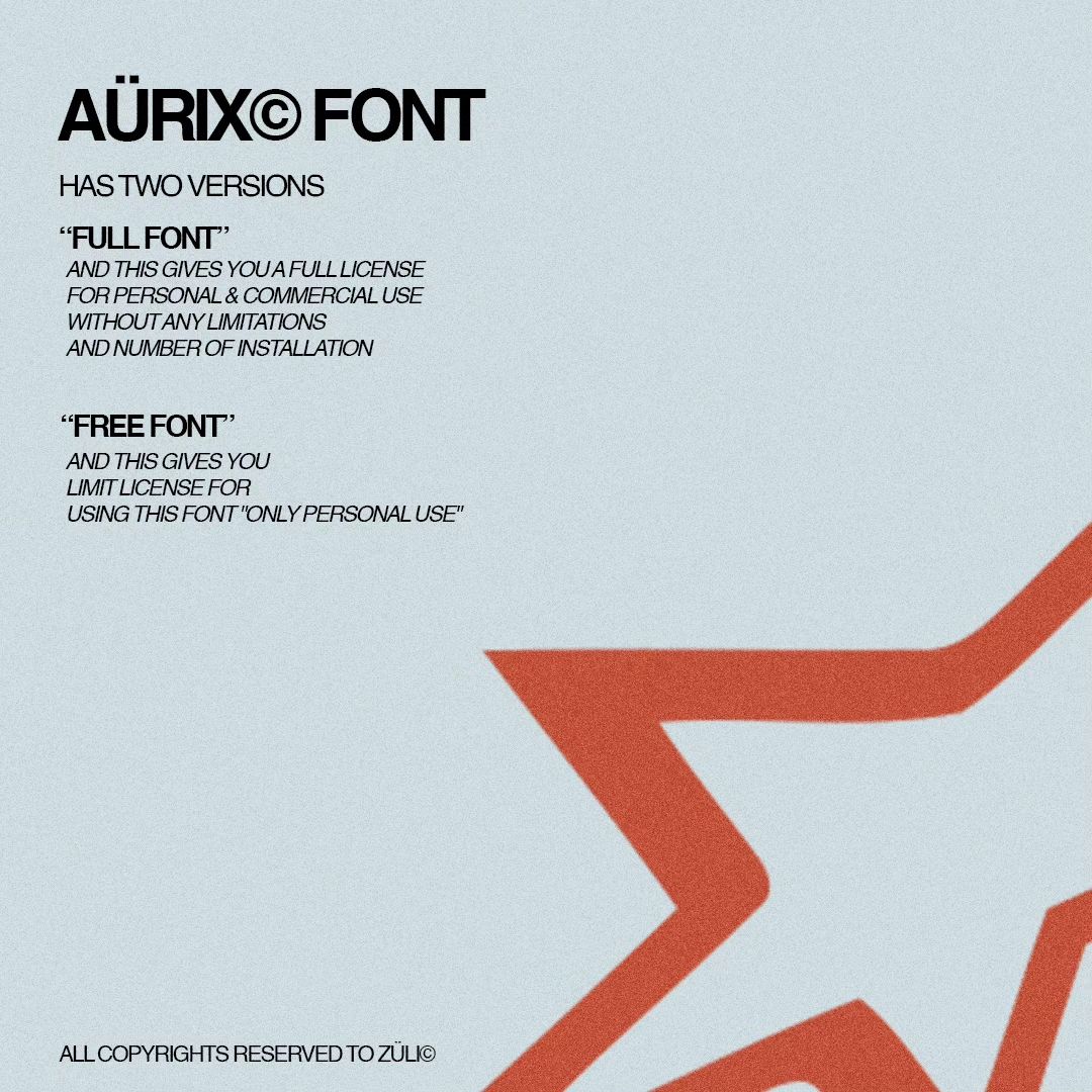 Aürix - Y2k Typeface