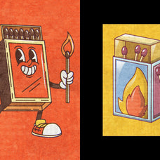 Authentic Matchbook Design Template