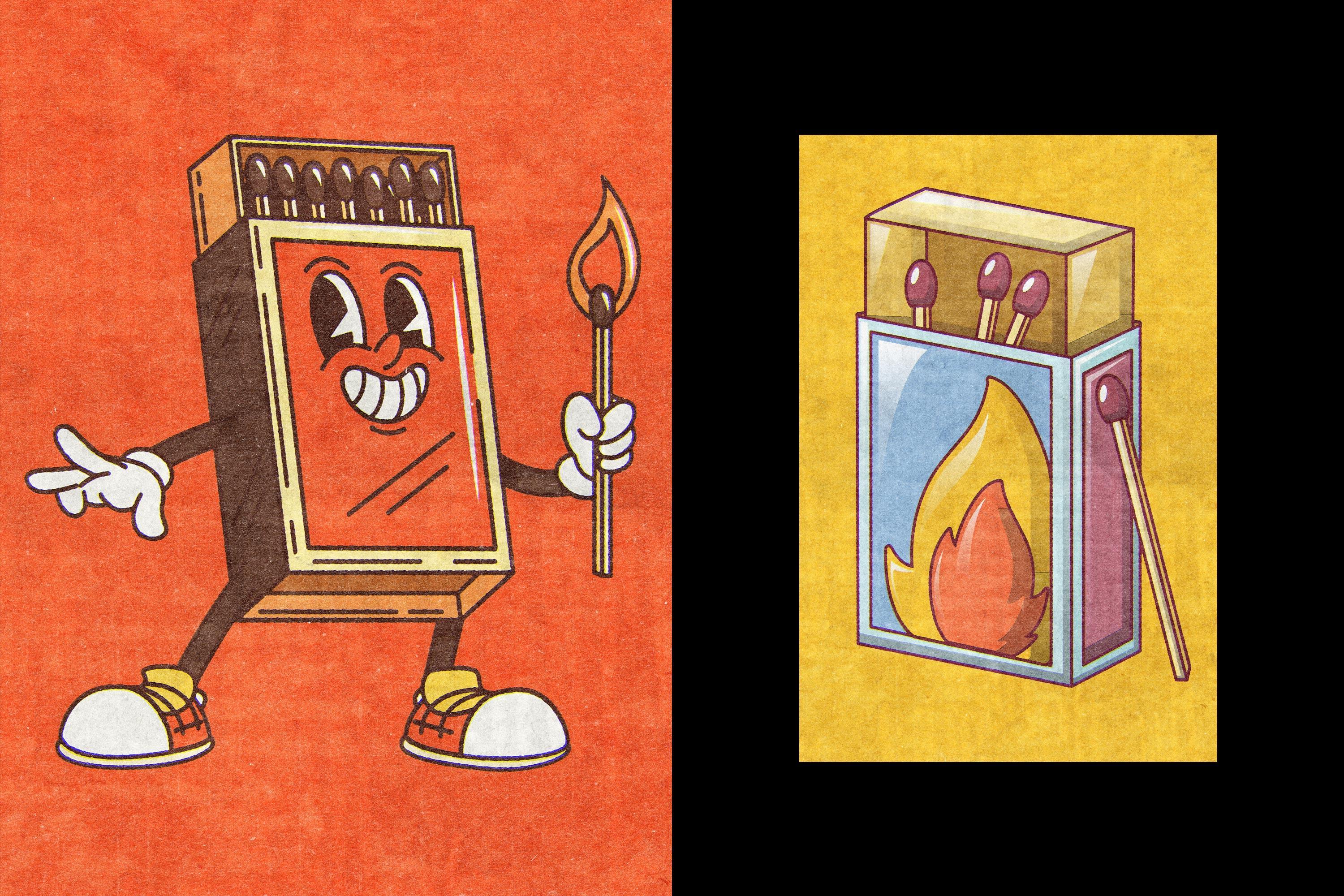 Authentic Matchbook Design Template