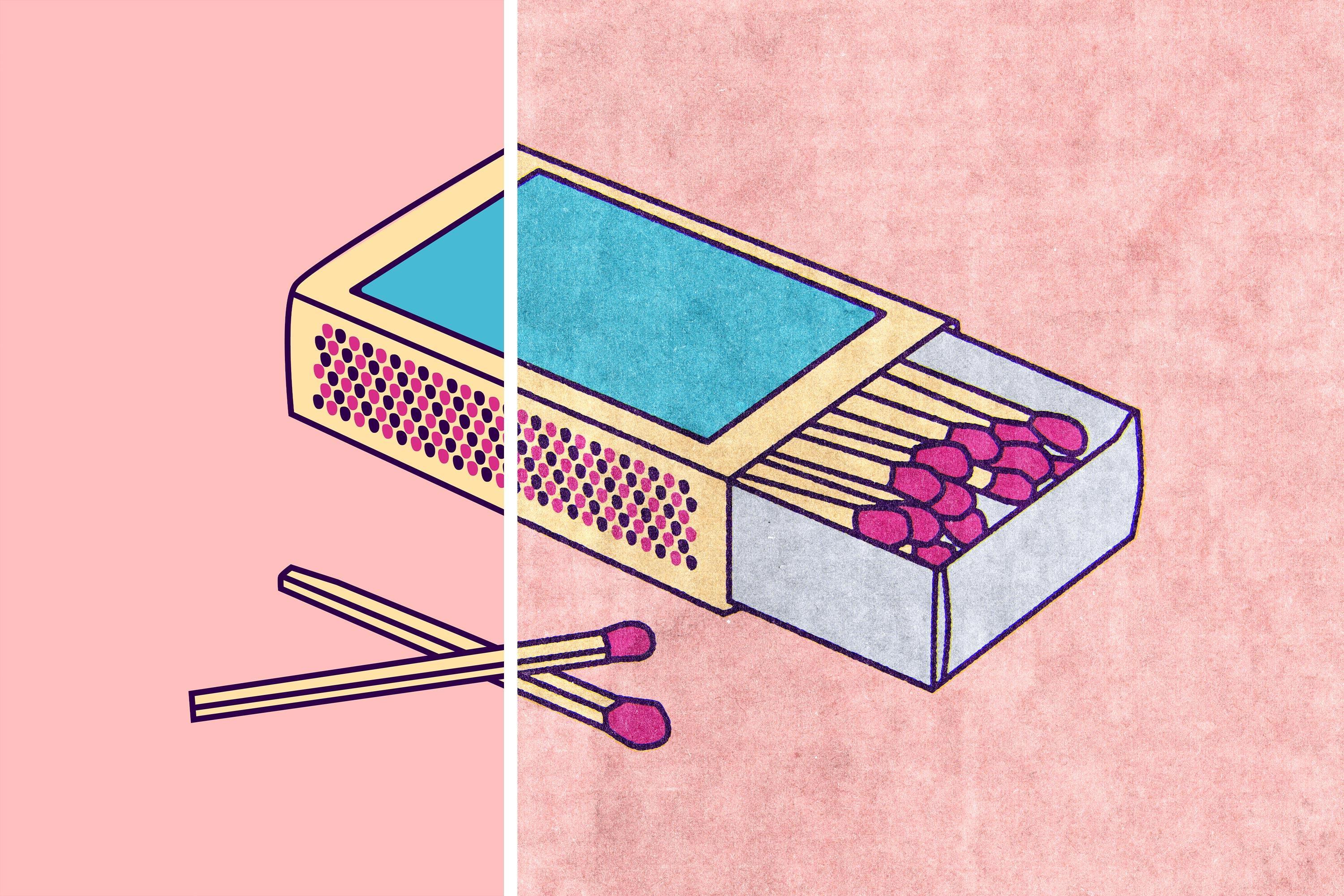 Authentic Matchbook Design Template