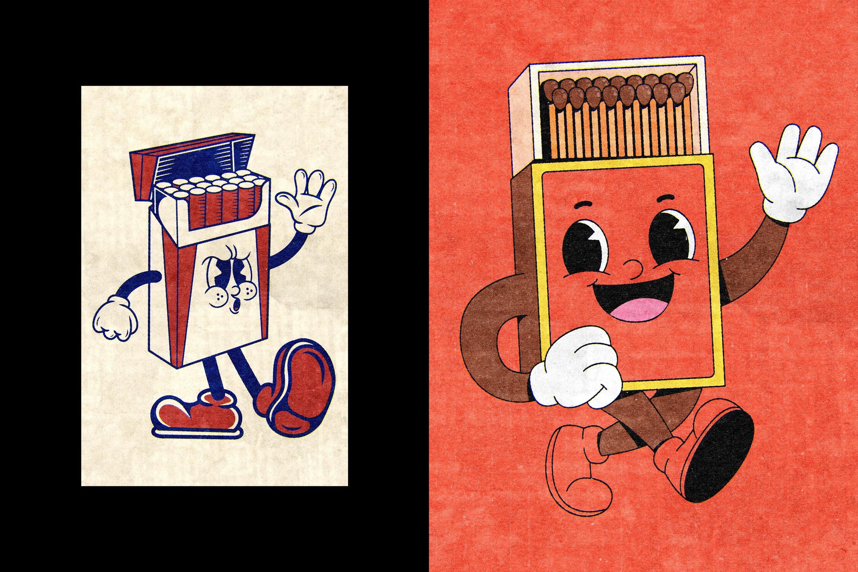 Authentic Matchbook Design Template