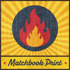 Authentic Matchbook Design Template