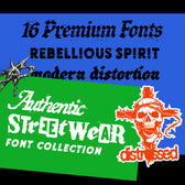 Authentic Streetwear - Font Bundle