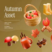 Autumn 3D Illustrations