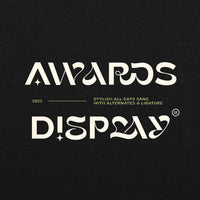 Awards - Stylish Display Sans