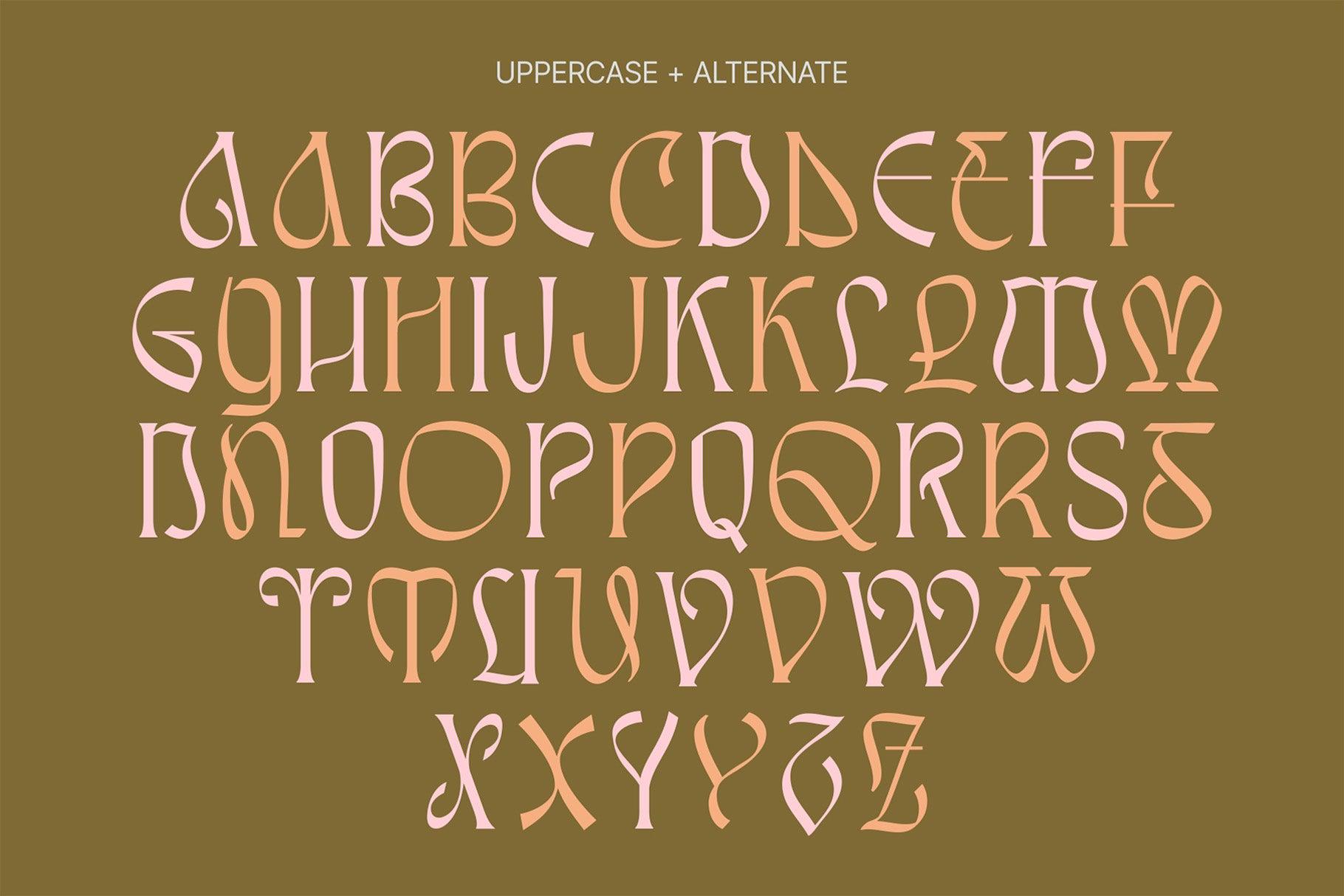 Awsirnam - Aesthetic Serif Font