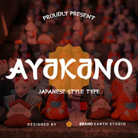 Ayakano Japanese Style Type Font
