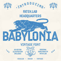 Babylonia Vintage Font