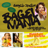 BAGEL MANIA — Food Font Cafe Branding