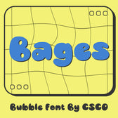 Bages – Bubble Font