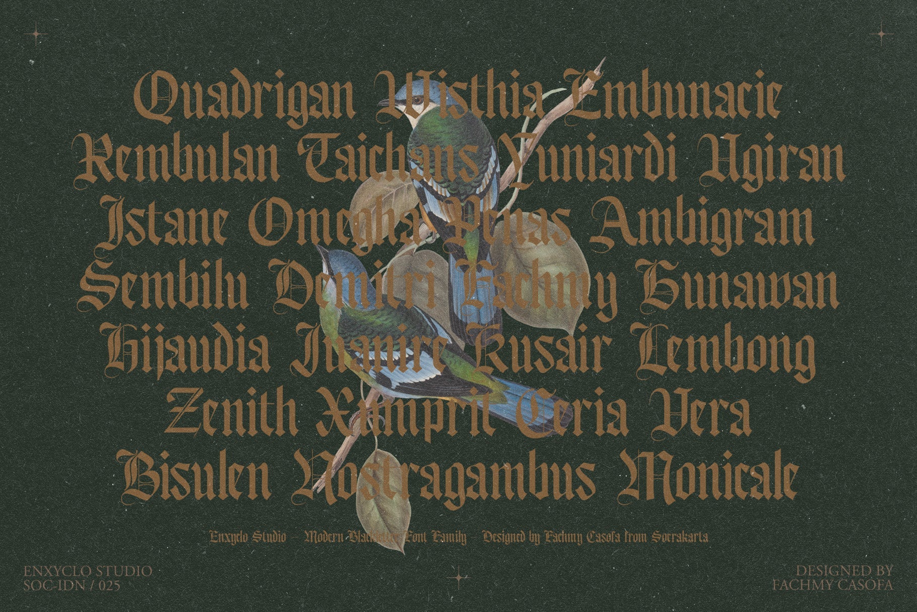 Bageshron - Blackletter Font Family