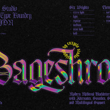 Bageshron - Blackletter Font Family