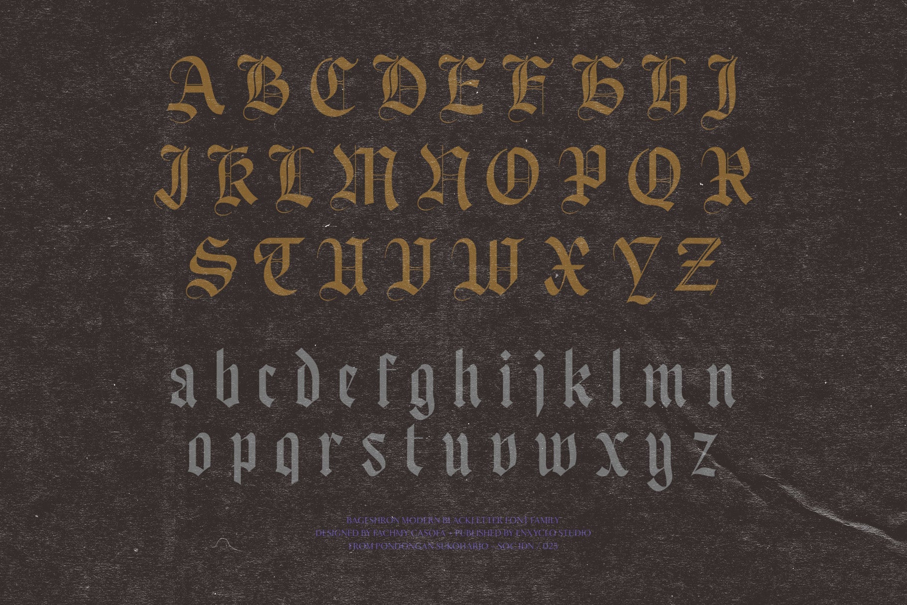 Bageshron - Blackletter Font Family