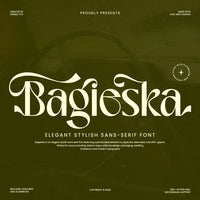 Bagieska Stylish Sans Serif Font