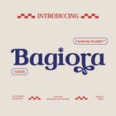 Bagiora - Chunky Foodie Serif Font