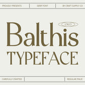 Balthis – Modern Font