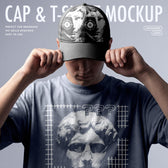 Baseball Cap & T-Shirt Mockup