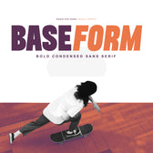 Baseform Bold Condensed Sans Serif Font