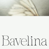 Bavelina Modern Elegant Serif Font