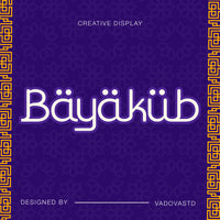 Bayakub Creative Display Font