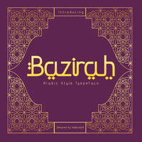 Bazirah Arabic Style Typeface Font