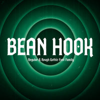 Bean Hook Gothic Flare Fonts
