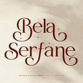 Bela Serfane Modern Elegant Serif Font