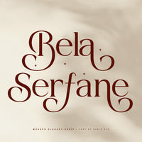 Bela Serfane Modern Elegant Serif Font
