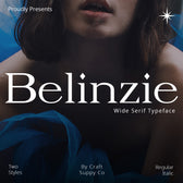 Belinzie – Serif Typeface