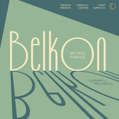 Belkon – Art Deco Font