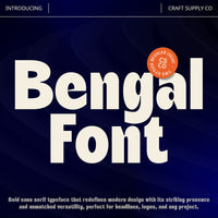 Bengal – Retro Font
