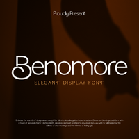 Benomore Elegant Display Font