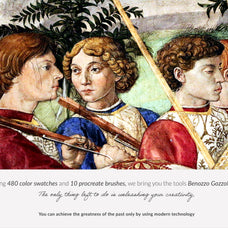 Benozzo Gozzoli Procreate Brushes & Color Palettes