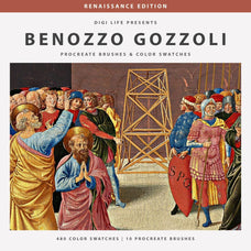 Benozzo Gozzoli Procreate Brushes & Color Palettes