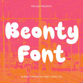 Beonty – Bubble Font