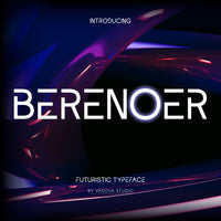 Berenoer Futuristic Typeface Font