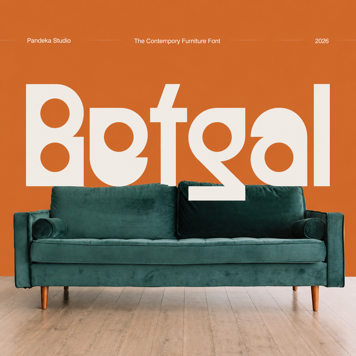Betgal - Contemporary Furniture Font by Pandeka Foundry, preview 1