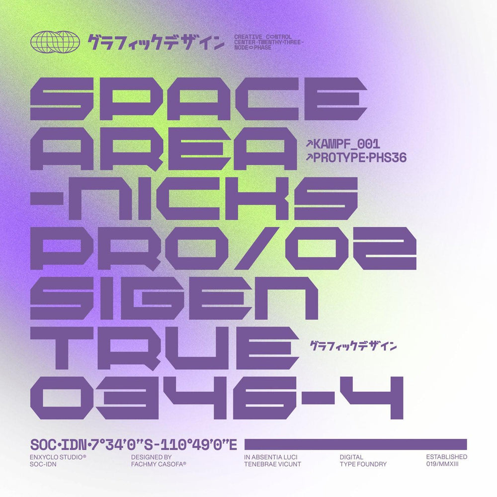 BEXAGO — Futuristic Font by Enxyclo Studio